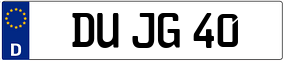 Truck License Plate